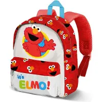 KARACTERMANIA Sesame Street Elmo Hello Rucksack Rot,Weiß Rot,Weiß One Size