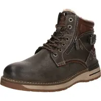 Mustang Herren Stiefelette Schnürboot wasserabweisend mit Warmfutter 15M0011002, Größe:41 EU, Farbe:Grau