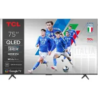 TCL P8K 75P8K, 190,5 cm (75"), 3840 x 2160 Pixel, QLED, Smart-TV, WLAN, Metallisch