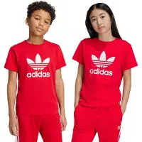 Adidas T-Shirt adicolor Trefoil IY7423 Rot Regular Fit