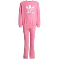 Adidas Set Sweatshirt und Leggings JY3741 Rosa Flared Fit