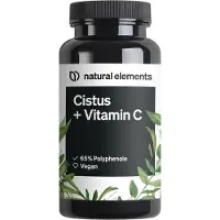 Natural Elements Cistus mit Vitamin C Kapseln - 90 Kapseln_für 3 Monate
