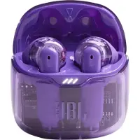 JBL Tune Flex Ghost Edition Kopfhörer True Wireless Stereo (TWS) im Ohr Anrufe/Musik Bluetooth Violett, Durchscheinend
