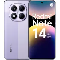 Xiaomi Redmi Note 14 Pro 5G 512GB (Lavender Purple, HyperOS, Rückseite mit veganem Kunstleder, 12 GB)