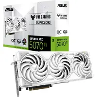 Asus TUF Gaming TUF-RTX5070TI-O16G-WHITE-GAMING, GeForce RTX 5070 Ti, 16 GB, GDDR7, 256 Bit, 7680 x 4320 Pixel, PCI Express 5.0