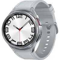 Samsung Galaxy Watch6 Classic 47 mm digitaler Touchscreen 4G Silber