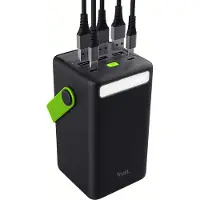 Trust Redoh XXL, 50000 mAh, Programmable Power Supply (PPS), Quick Charge 3+, Quick Charge 3.0, 3,7 V, Schwarz, Grün