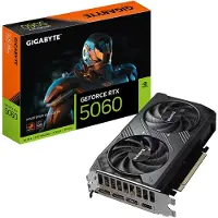 Gigabyte GeForce RTX 5060 WINDFORCE MAX OC 8G Grafikkarte, GeForce RTX 5060, 8 GB, GDDR7, 128 Bit, 7680 x 4320 Pixel, PCI Express 5.0