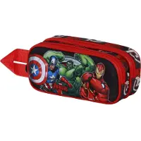 KARACTERMANIA Avengers Almighty 3D doble Federmappe