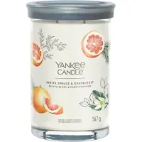 Yankee candle White Spruce & Grapefruit, Zylinder, Weiß, 1 Stück(e)