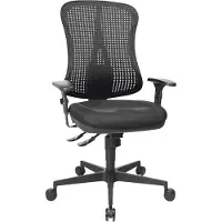 Topstar HEAD POINT SY - Profi Bürostuhl Schwarz Stoff / Netzstoff