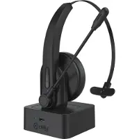 Celly SWHEADSETMONO, Kabellos, Büro/Callcenter, 20 - 20000 Hz, 90 g, Kopfhörer, Schwarz