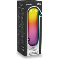 BigBen Interactive Bigben PARTY Tube gn Bluetooth-Speaker 30W BT5.3 USB/AUX/MicroSD Lichteffekte
