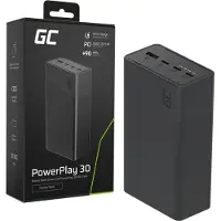 Green Cell Powerplay 30 30000mah Powerbank One Size