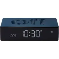 Lexon LR152B Digitalwecker Flip Premium Wecker Blau