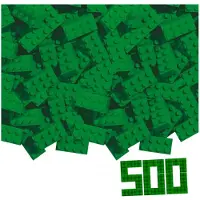 Simba 104114547 - Blox 500 grüne 8er Steine los