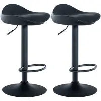 CLP 2er Set Barhocker Alisson Schwarz