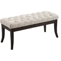 CLP Sitzbank Ramses Stoff antik-dunkel creme/100 cm