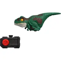Jurassic World „: Ein neues Zeitalter“ grüner Uncaged Click Tracker Velociraptor-Dinosaurier