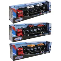 Speedzone Autotransporter Spielzeug LKW mit 2 Autos - 33 cm