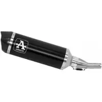 Arrow Urban Aluminium Dark With Carbon Fibre End Cap Yamaha X-max 300/tricity 300 ´21-22 Homologierter Schalldämpfer
