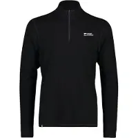 Mons Royale Cascade Merino Base Layer 1/4 Zip, Skiunterhemd, Herren, schwarz