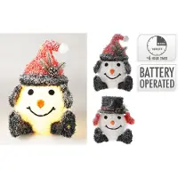 Nampook Schneemann 36 cm/42 cm LED 2ass