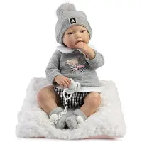 MuÑecas Guca Alex Baby Reborn Haarlos 42-46 Cm