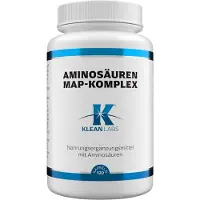 KLEAN LABS Aminosäuren Komplex MAP Kapseln, 8 essentielle Aminosäuren, Eaa, hochdosiert, kristallin 120 St Kapseln