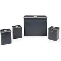 Salter BW126131EU7 Marino 4-Piece Bread Bin & Canister Set
