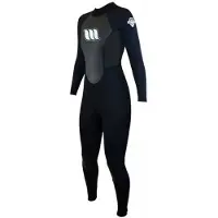 West Enforcer 4/3 Mm Gbs Neopren-anzug Mit Langen Ärmeln Und Reißverschluss Am Rücken Für Damen