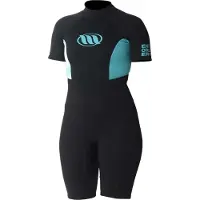 West Enforcer Springsuit 2/2 Mm Damen-kurzarm-shorty Mit Rückenreißverschluss