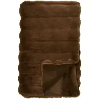 House Nordic Decke Galena Plaid 180 x 130 cm, Braun