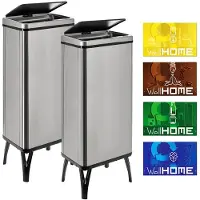 Wellhome Intelligente Mülleimer 60l 2 Einheiten