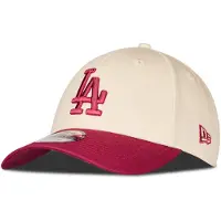 New Era MLB Los Angeles Dodgers Side Script 9Forty Cap Beige || Größe OSFM/Men