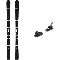QEO Ski - Ski Set inkl. Bdg. - Pistenski - Pack QEO 70 Black 2024 für Herren - schwarz