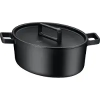 WMF Flavour 05.5533.4290, 8,6 l, Oval, Schwarz, Eisenguss, Schwarz, Eisenguss