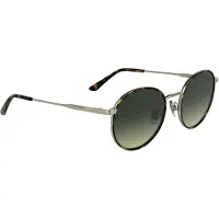 Calvin Klein CK25101S Unisex-Sonnenbrille Vollrand Rund Metall-Gestell, braun