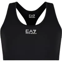 Emporio Armani für Damen. 7W000231_AF12625 Dynamic Athlete Vigor7 BH schwarz (3XL), Sportlich, Multisport, Polyamid