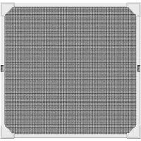 SCHELLENBERG 75893 Moskitonetz Mit Magnetrahmen 120x120 Cm