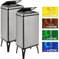 Wellhome Intelligente Mülleimer 50l 2 Einheiten