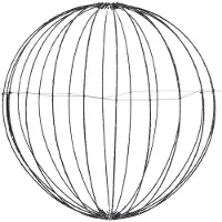 Wellhome Faltbare Weihnachtsbeleuchtung In Form Einer Metallkugel 224 Stücke