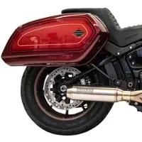 Bassani Xhaust 2-1 Super Bike Fxlr Harley Davidson Ref:1s78ss Nicht Homologiertes Vollständiges Auspuffsystem