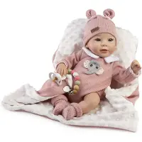 MuÑecas Guca Nadia Frühchen Baby Reborn Haarlos 38 Cm