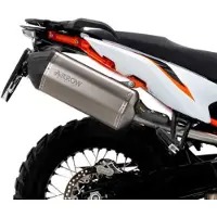 Arrow Sonora Titanium With Carbon End Cap Husqvarna Norden 901 ´22 Homologierter Schalldämpfer