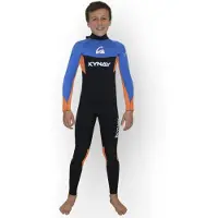 Kynay Surf Ultra Stretch 4 Mm Junior Neoprenanzug Mit Langen Ärmeln Und Reißverschluss Am Rücken