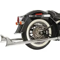 Bassani Xhaust Slip-on True Dual Harley Davidson Ref:1s26e-39 Nicht Homologiertes Vollständiges Auspuffsystem