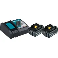 Makita 197490-7, Batterie- & Ladegerät-Set, Lithium-Ion (Li-Ion), 4 Ah, 18 V, , 2 Stück(e)