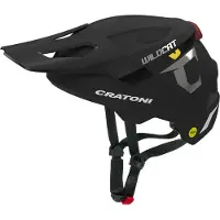 Cratoni Kinderhelm Wildcat Mips Schwarz Matt - S/m (49-56cm)