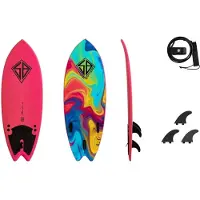 CBC Scott Burke Fish 5´2´´ Surfbrett Mehrfarbig 157.5 cm Mehrfarbig 157.5 cm